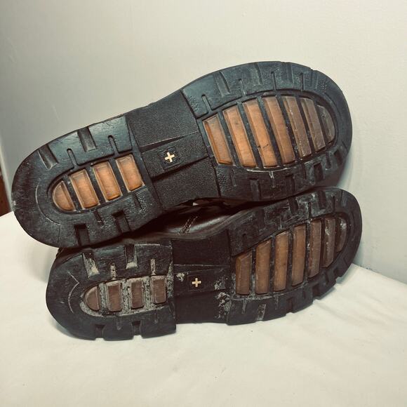 Dr. Martens Boots Quincy77 Mens Ankle Brown Leather Lace Up Preppy Work 12 - Picture 9 of 9